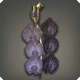 Black Moth Orchid Earring
