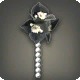Black Paperflower Earring