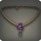 Black Sweet Pea Necklace