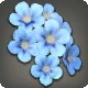 Blue Cherry Blossom Corsage