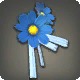 Blue Cosmos Corsage