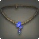 Blue Sweet Pea Necklace
