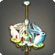 Carbuncle Chandelier