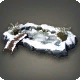Frozen Garden Pond
