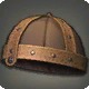 Hard Leather Pot Helm