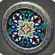Imitation Stained Crystal Roundel