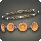 Orange Cornflower Wristlets