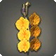 Orange Moth Orchid Earring