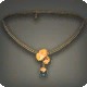 Orange Sweet Pea Necklace