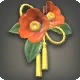 Orange Tea Flower Corsage