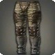 Padded Linen Trousers