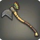 Plumed Steel Hatchet