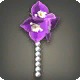 Purple Paperflower Earring