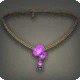 Purple Sweet Pea Necklace
