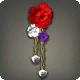 Rainbow Carnation Earring