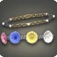 Rainbow Cornflower Wristlets