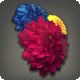 Rainbow Dahlia Corsage