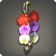 Rainbow Moth Orchid Earring