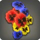 Rainbow Viola Corsage