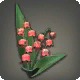 Red Lily of the Valley Corsage
