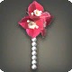 Red Paperflower Earring