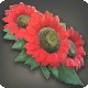 Red Sunflower Corsage