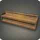 Rustic Log Bench