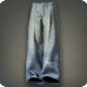 Stonewashed Baggy Twill Trousers