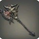 Titanium Gold Battleaxe