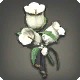 White Campanula Corsage