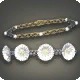 White Cornflower Wristlets
