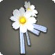 White Cosmos Corsage