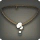 White Sweet Pea Necklace