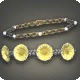 Yellow Cornflower Wristlets