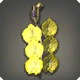 Yellow Moth Orchid Earring