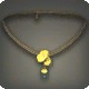 Yellow Sweet Pea Necklace